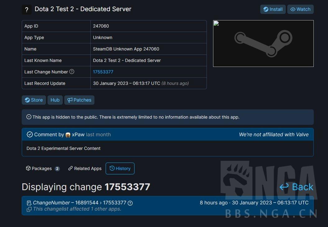DOTA2没屁事-steamDB再次更新  第1张